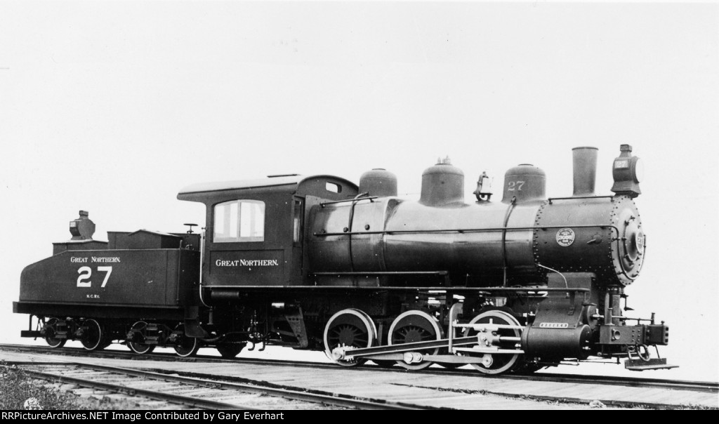 GN 0-6-0 #27 - Great Northern Builder's Photo